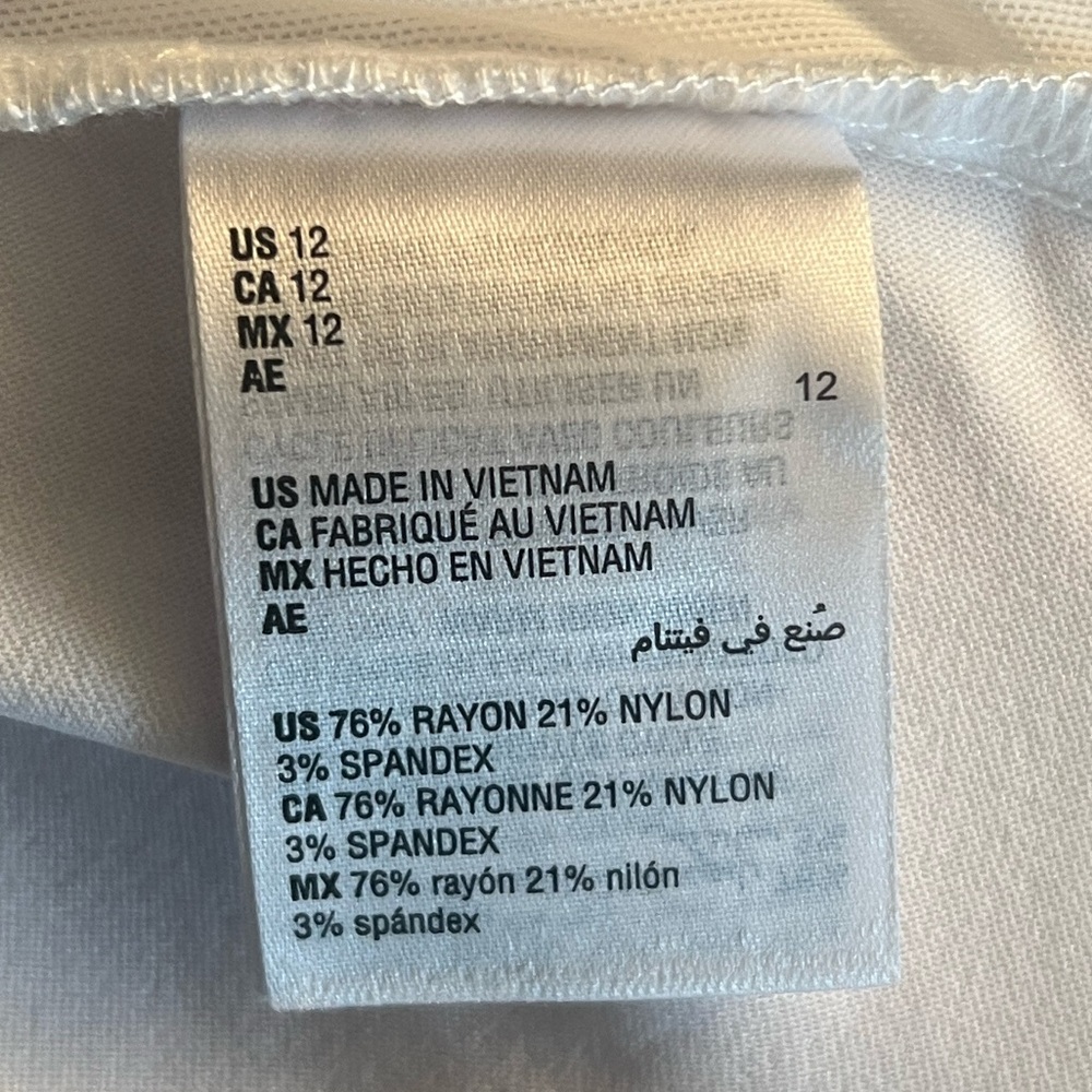 🆕 I.N.C. International Concepts White Women's Skinny Pants - Size 12 - Picture 10 of 10